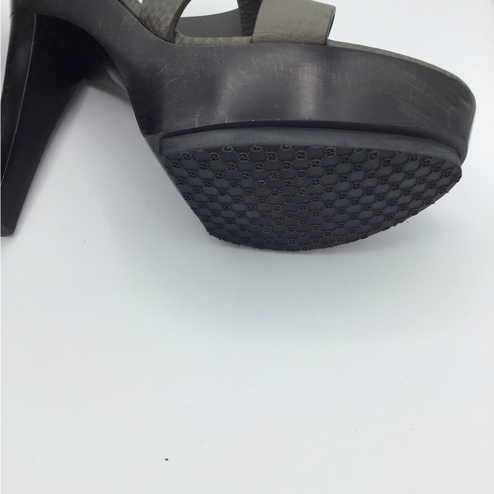 GUCCI~ Old Libeccio Platform Sandals - Picture 6 of 10